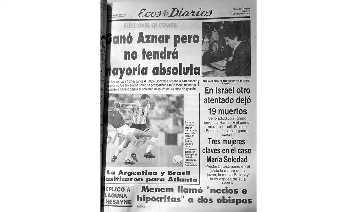 Lunes 4 de marzo de 1996