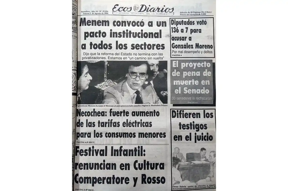 Jueves 2 de agosto de 1990