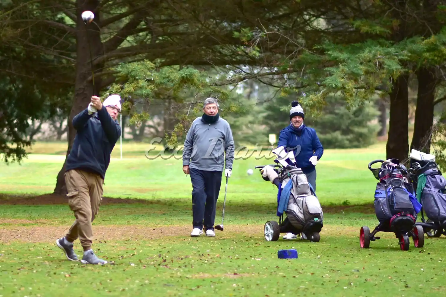 Plena actividad en el Necochea Golf Club