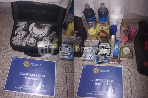 ¿Se iba de viaje? Lo agarraron paseando en la madrugada con una valija y un juego de té