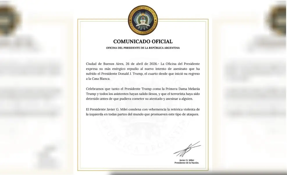 Comunicado del Presidente tras el tiroteo en Washington