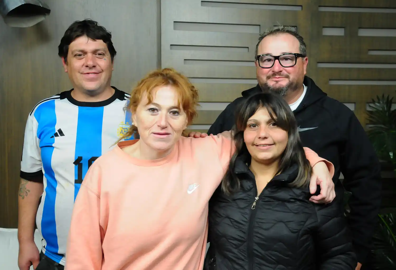 Los hijos de "la Globera" se reencontraron y sellaron el deseo profundo de escribir una nueva página