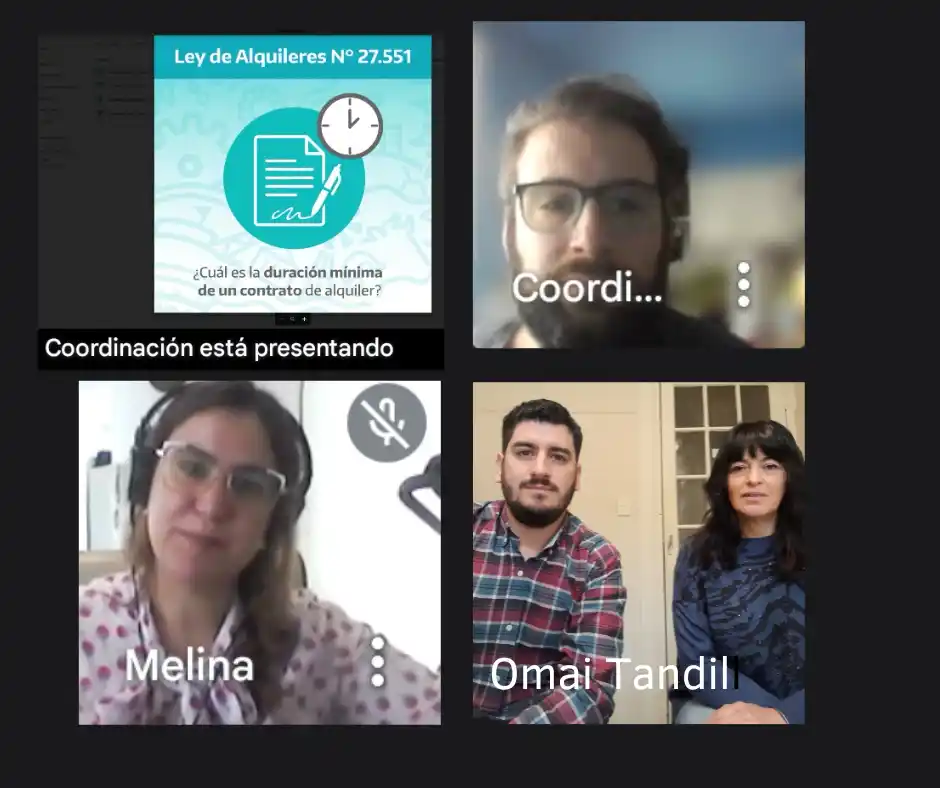 Autoridades comunales se reunieron con el responsable del área de Alquileres de la Provincia