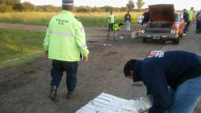 Vuelven a encontrar droga en las rutas entrerrianas