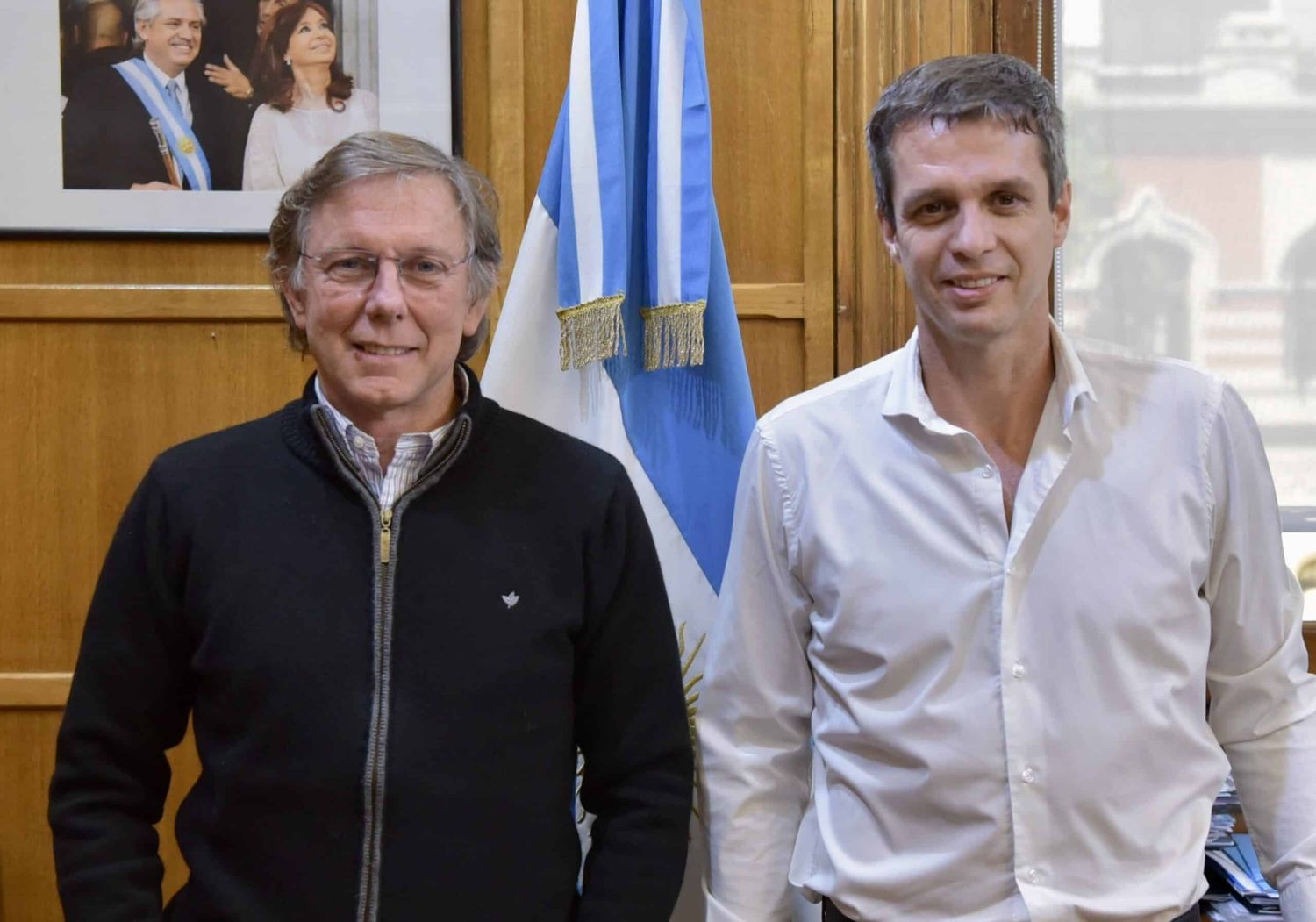 Cresto fue recibido por Bahillo con agenda de producción, industria y trabajo