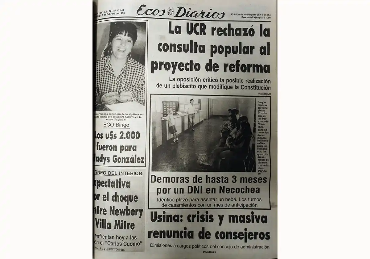 Domingo 7 de Febrero de 1993
