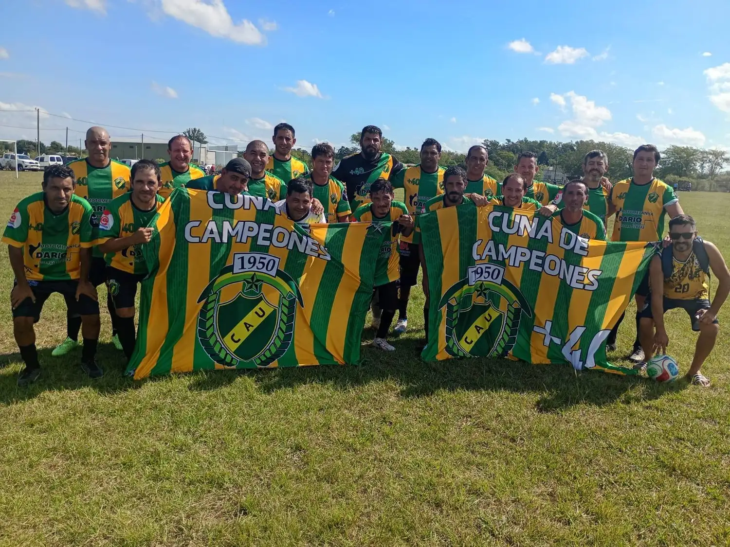 Gran jornada de fútbol en la Liga de Veteranos de Gualeguay