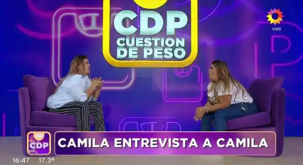 La participante se expuso a sus propias preguntas y generó un "mano a mano" tan divertido como emotivo.