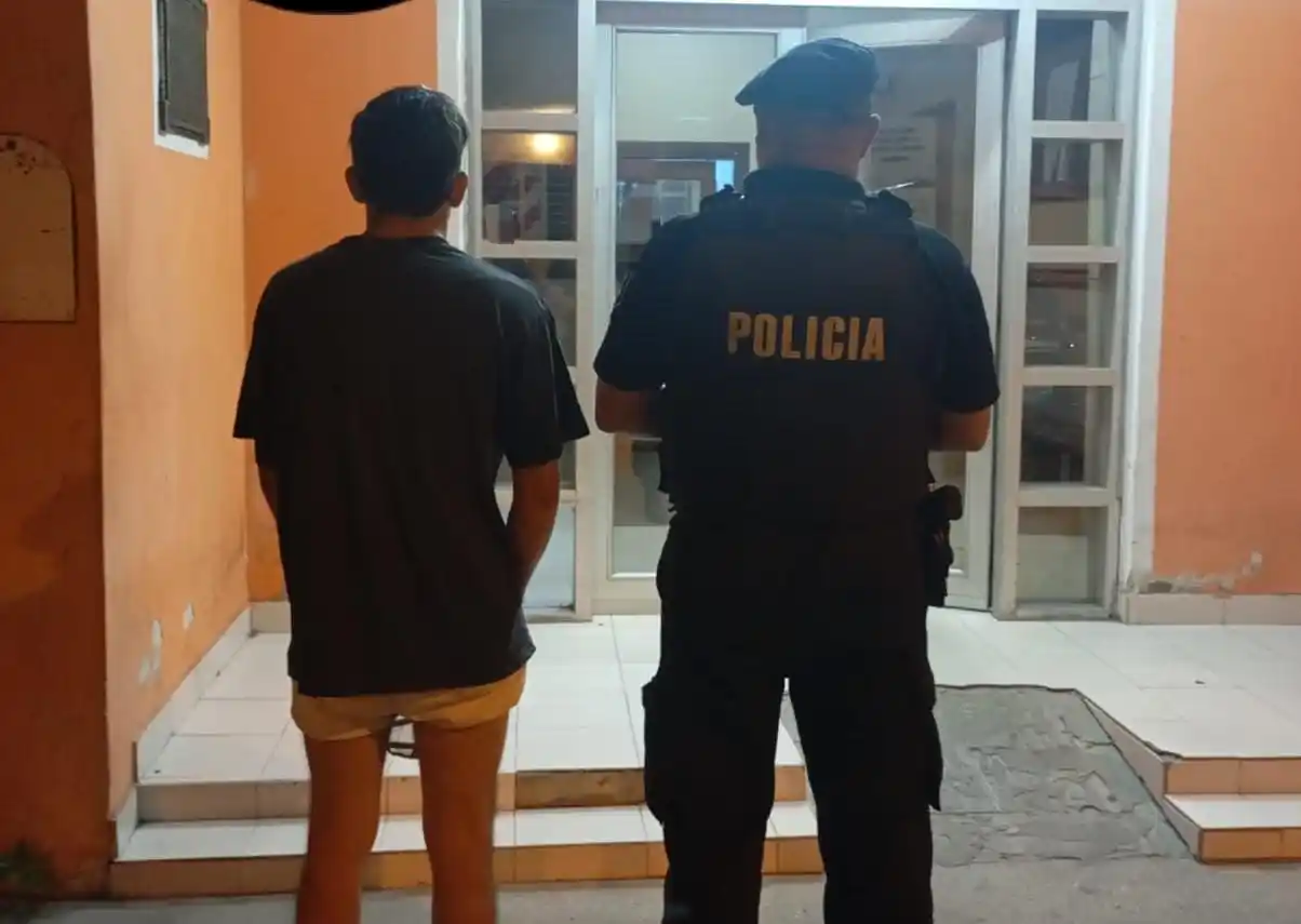 El detenido fue trasladado a sede policial.