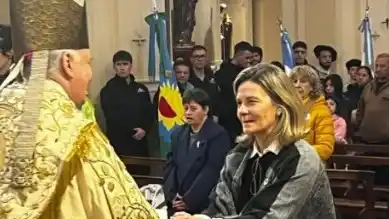 Un 9 de julio distinto en 9 de Julio: la intendenta Gentile participó del tedeum pero la lluvia frenó el festejo popular