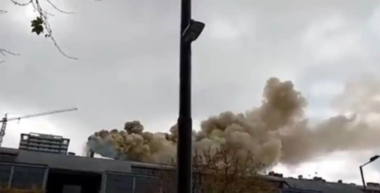 Se incendió un restaurante en Puerto Madero