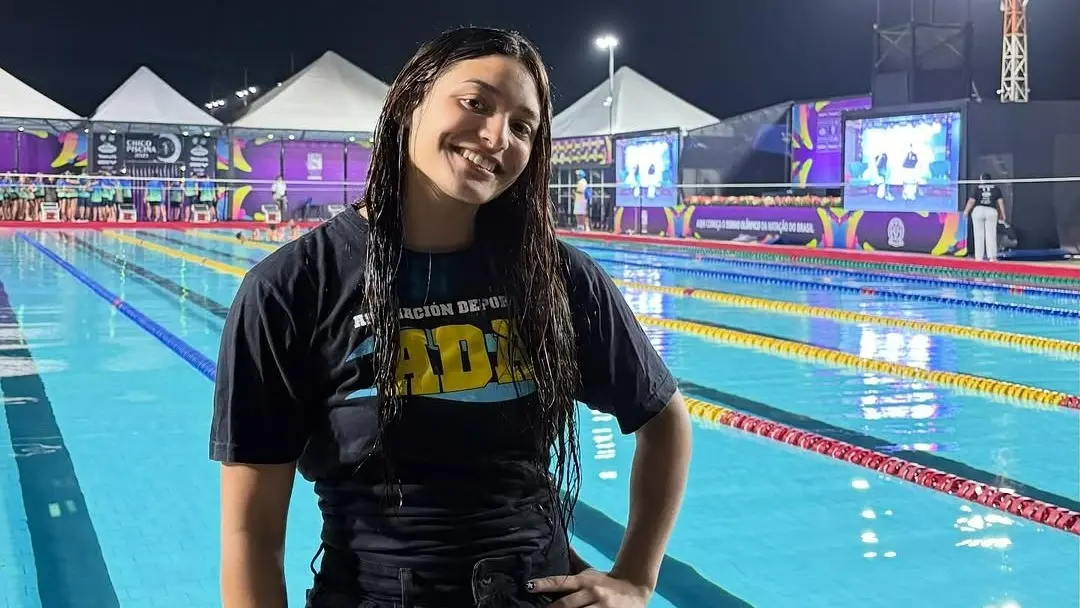 Sol Del Valle destacó como subcampeona nacional en los 100 metros pecho