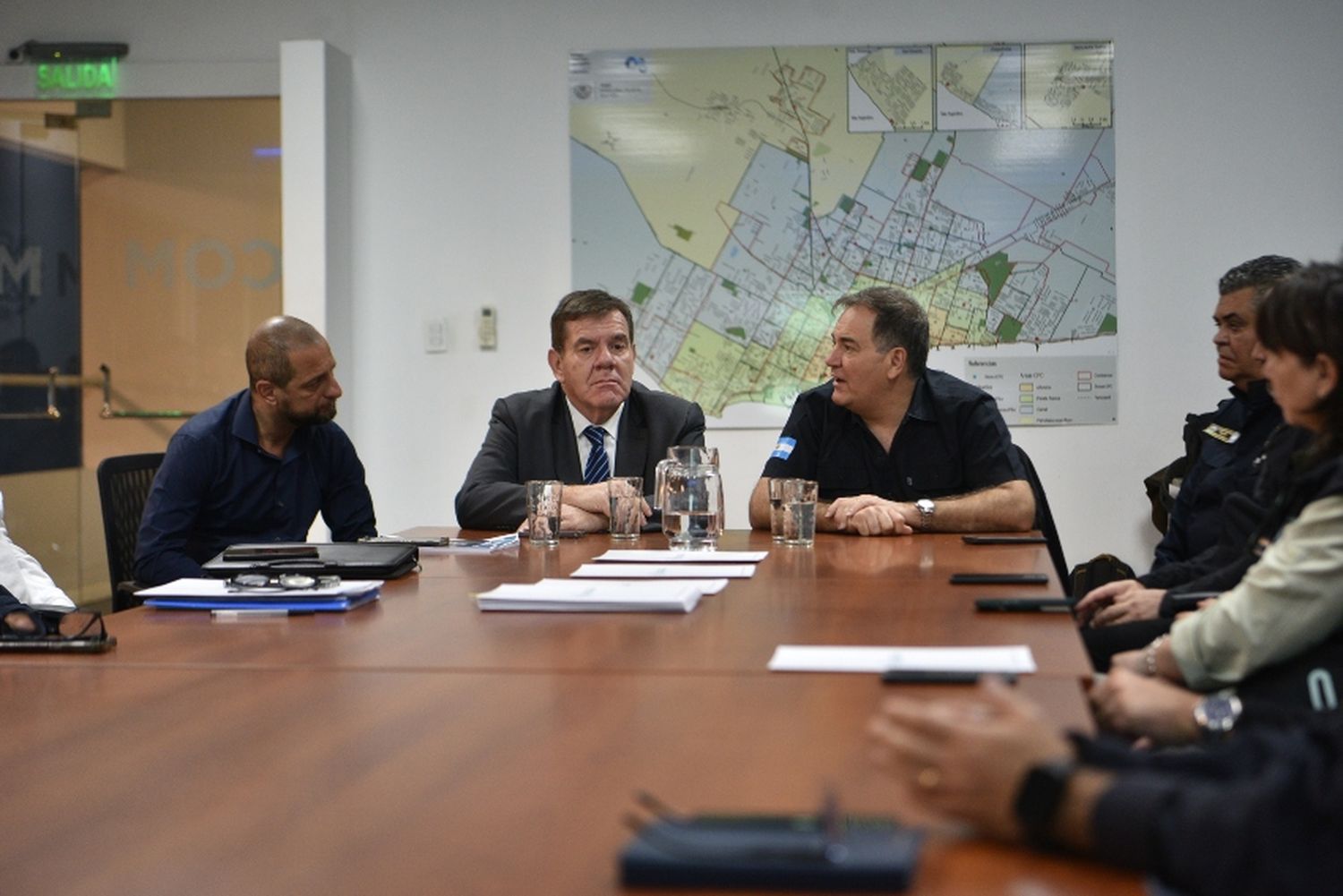 La reunión se llevó a cabo en el COM de Mar del Plata.