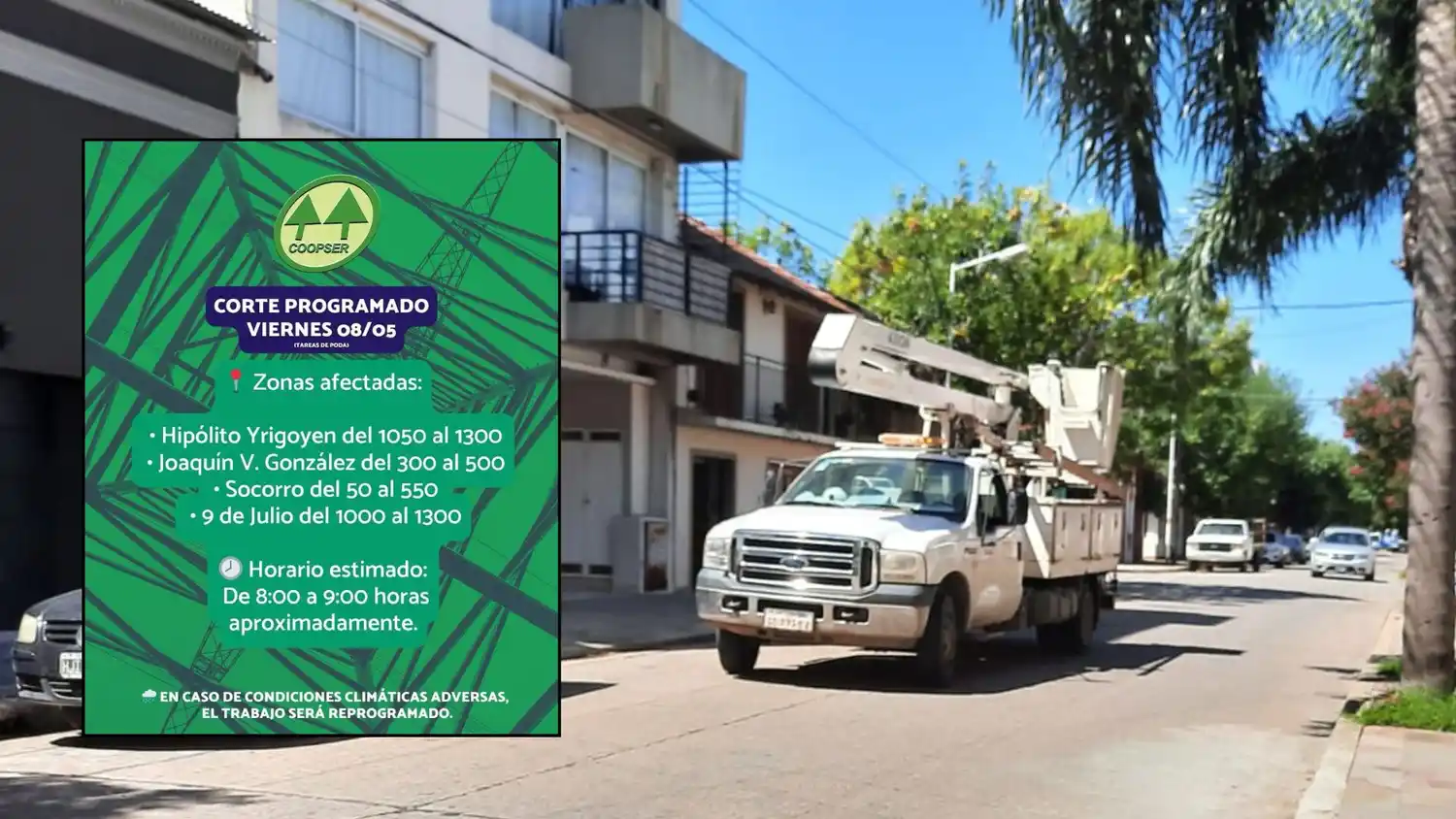 Los cortes programados para este viernes 8 serán en cuatro calles de la ciudad.