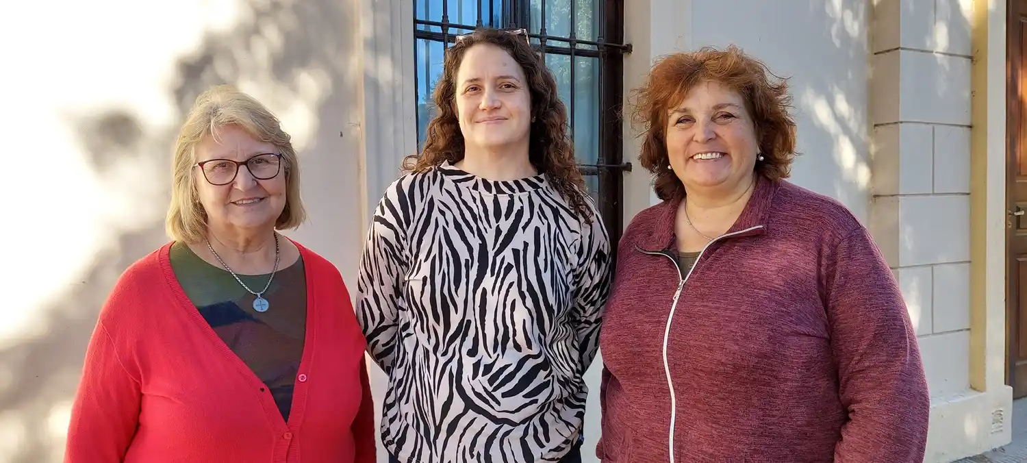 Lic. Nerina Gerhauser, Griselda Bruno y Valeria Silvero