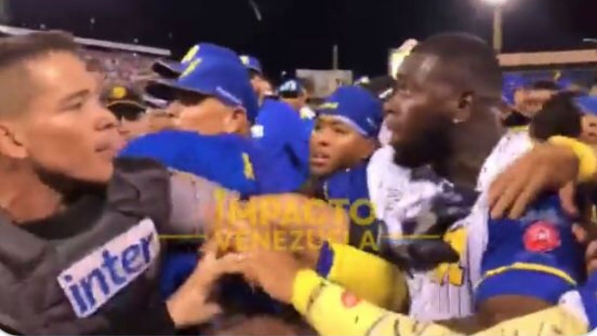 ¡TANGANA EN EL CARACAS – MAGALLANES! Los eternos rivales se fueron a las manos (+Videos)