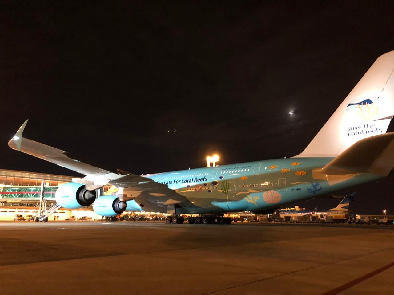 HiFly presentó su Airbus A380 convertido a carguero