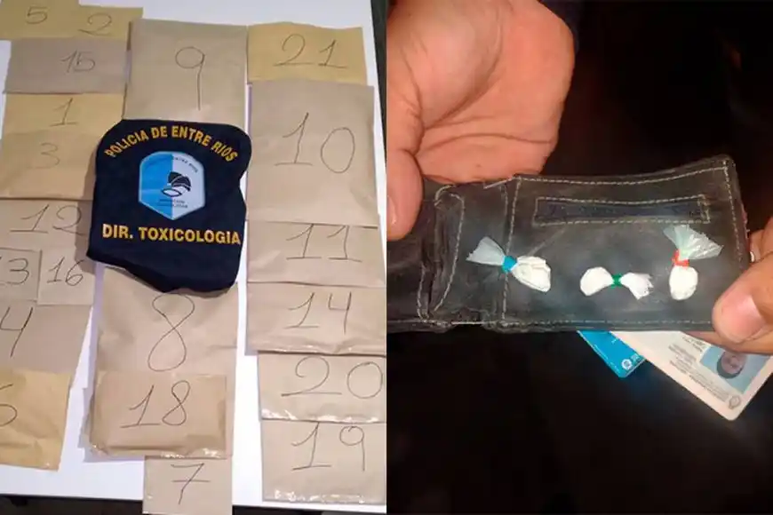 Detuvieron a exfuncionario de la Policía de Entre Ríos en allanamiento por narcomenudeo