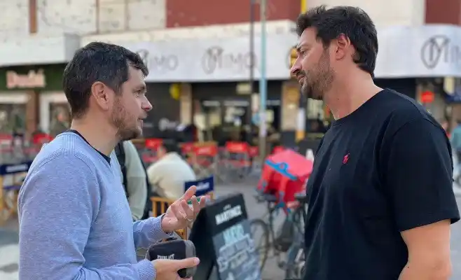 Martín Yeza estuvo en Zárate y apoyó al precandidato de JxC a la intendencia