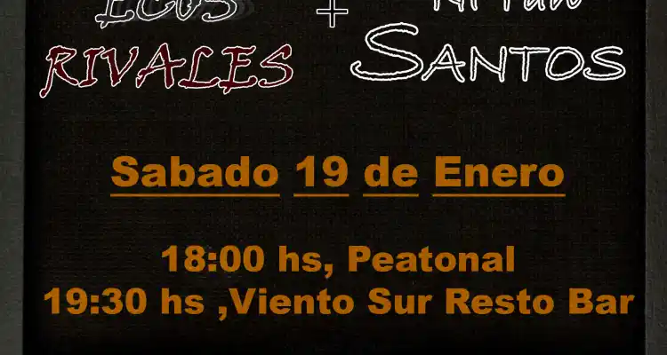 Dos bandas de Baradero, gratis en la ciudad