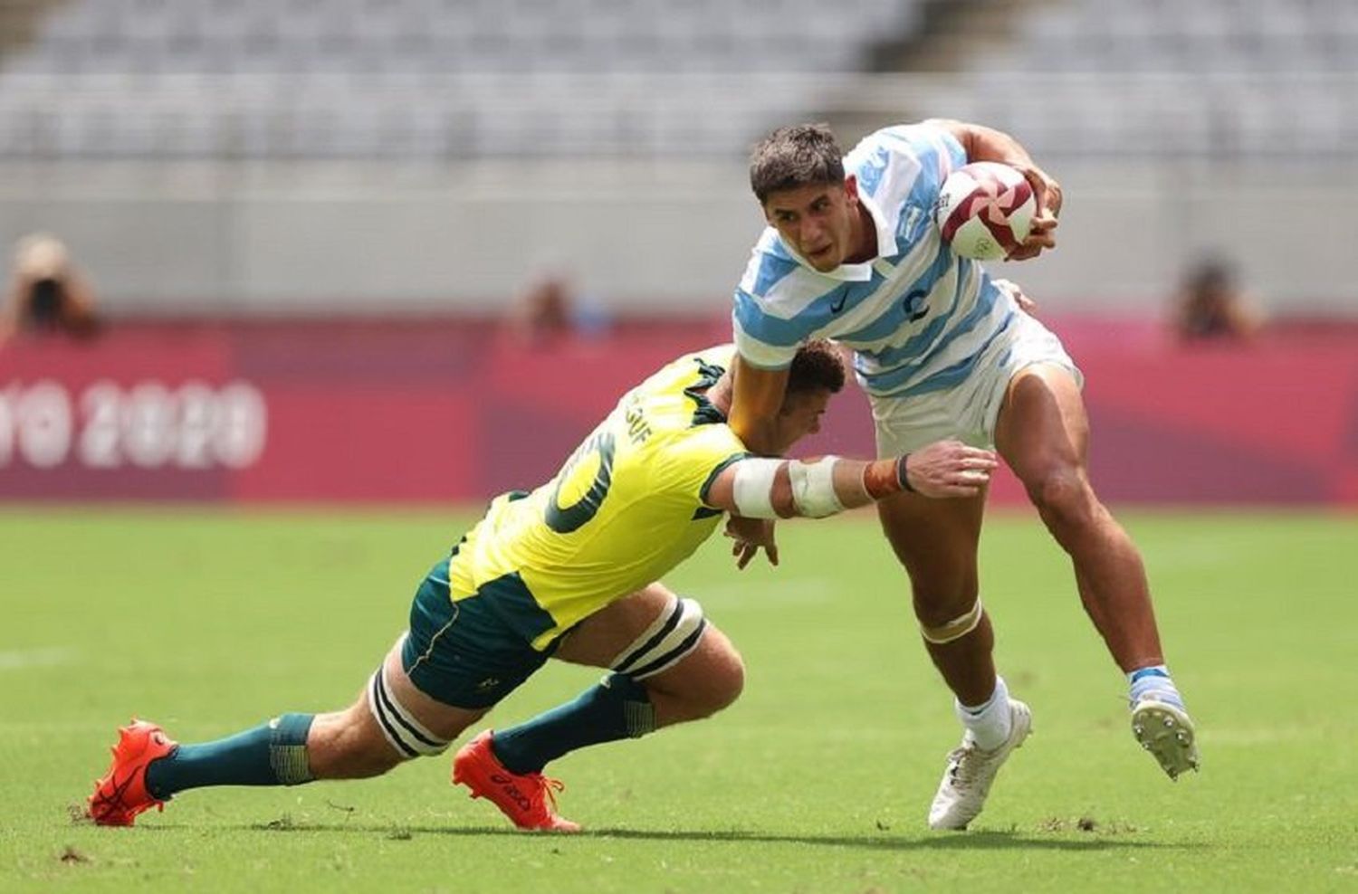 Rugby Seven: triunfazo ante Australia, derrota previsible ante los All Blacks y chances de clasificar para Los Pumas