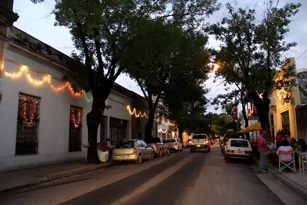 Una cuadra con espíritu navideño