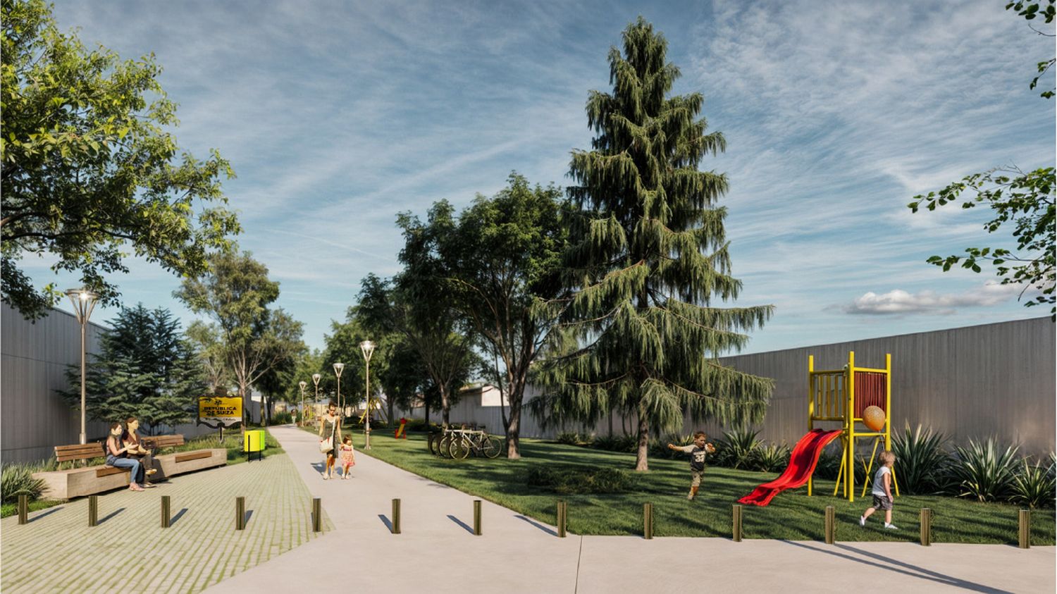 Remodelación de plazas espacios público ciudad de rafaela maria emilia vidal - 3