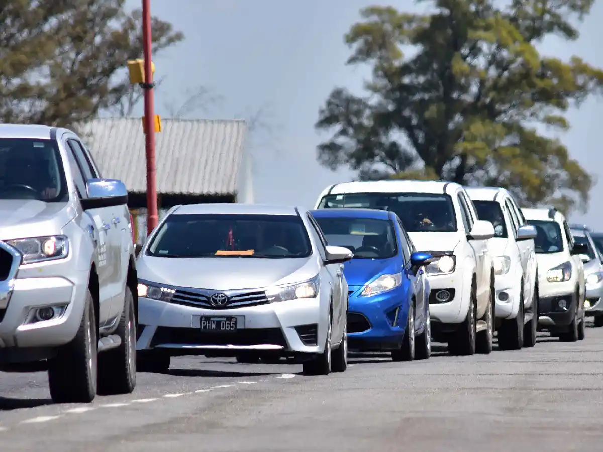 El fin de semana largo multiplicó  por cuatro el tránsito en la ruta 19