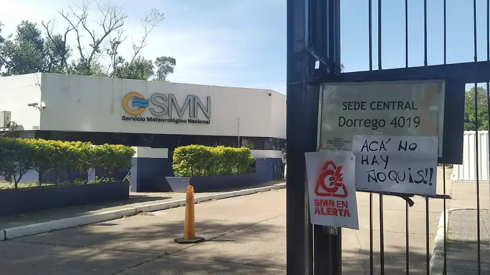 Protesta sin paro en el Servicio Meteorológico: vuelos normales este jueves