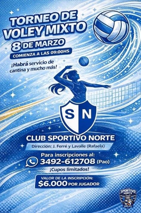 torneo voley sportivo norte - 1