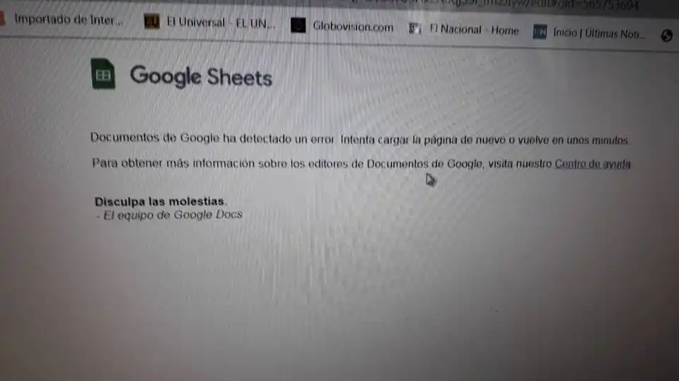 Reportaron caída mundial de Google, Gmail, Docs y Youtube que ya fue solventada