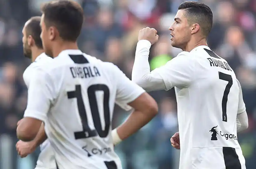 Doblete de Cristiano para una Juve que pulveriza récords