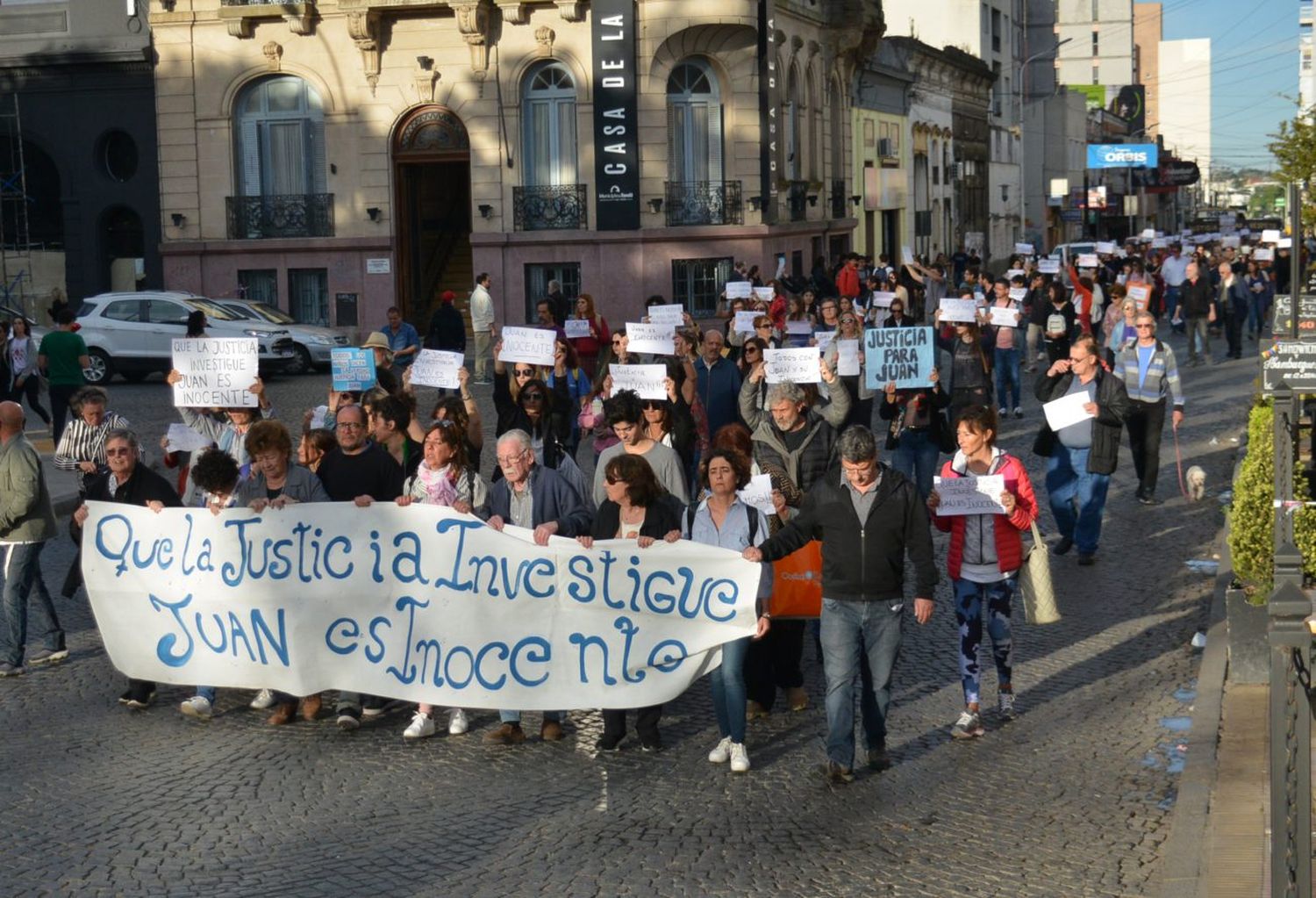 Realizarán una nueva marcha en defensa de Juan Rosso