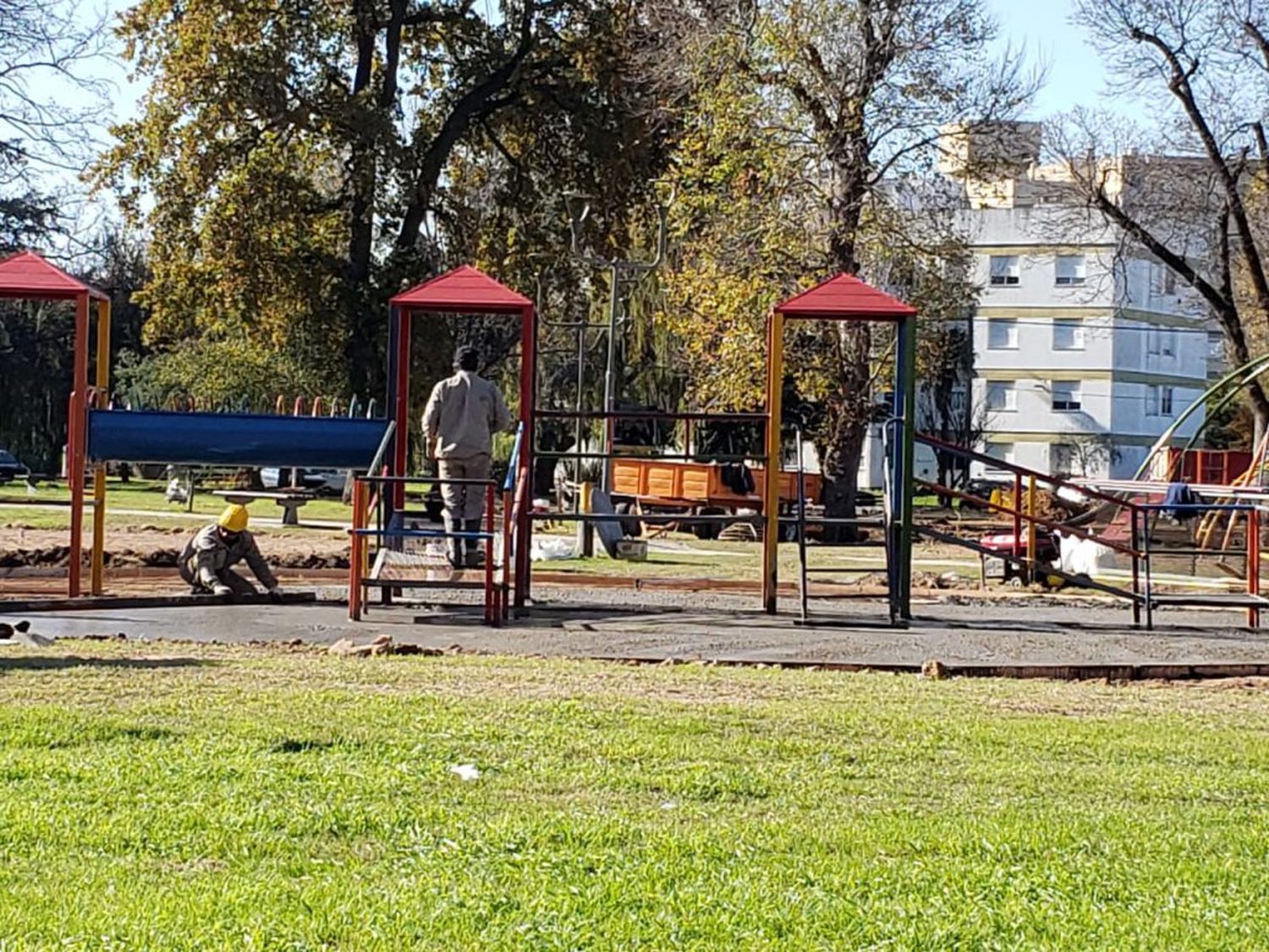 El Municipio reinició varias obras de infraestructura urbana en diferentes zonas