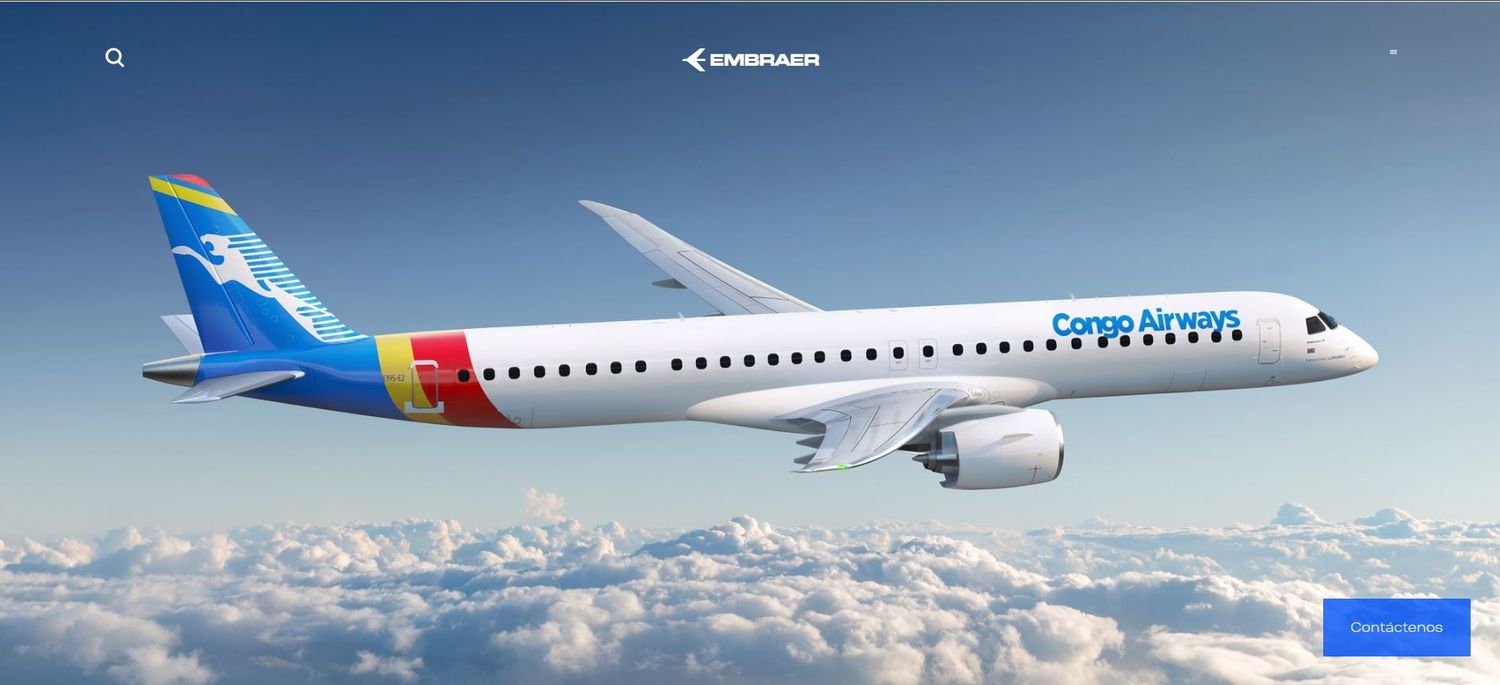 Congo Airways confirma pedido por dos nuevos Embraer E195-E2