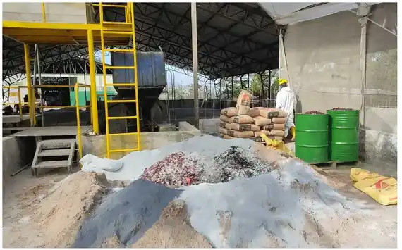 Mezclan cocaína con cemento para evitar su reutilización