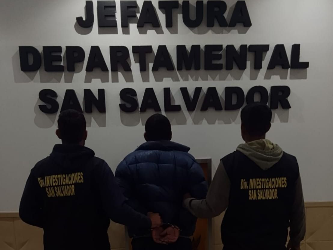 Detienen en San Salvador a un hombre con pedido de captura nacional por defraudación