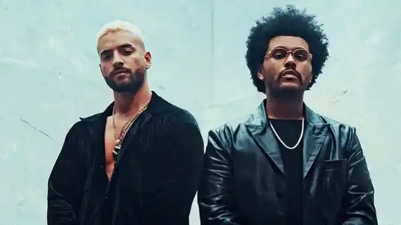 Maluma y The Weeknd la rompen con remix de ‘Hawái’