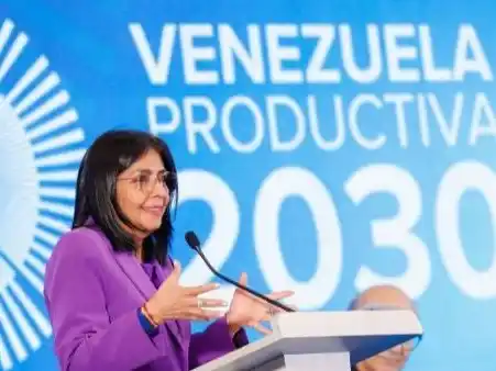 Delcy Rodríguez a Trinidad y Tobago: si quieren gas de Venezuela lo tienen que pagar
