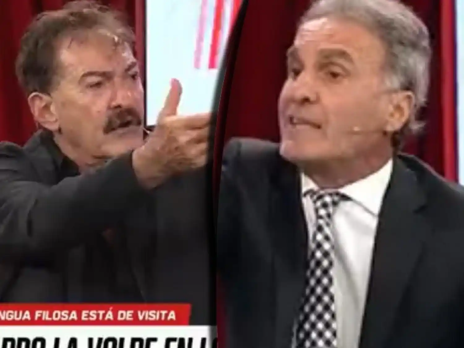 Feroz pelea en vivo entre Ruggeri y La Volpe por una acusación a Maradona