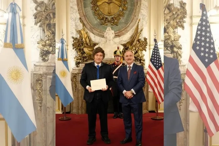 Milei recibió a Peter Lamelas