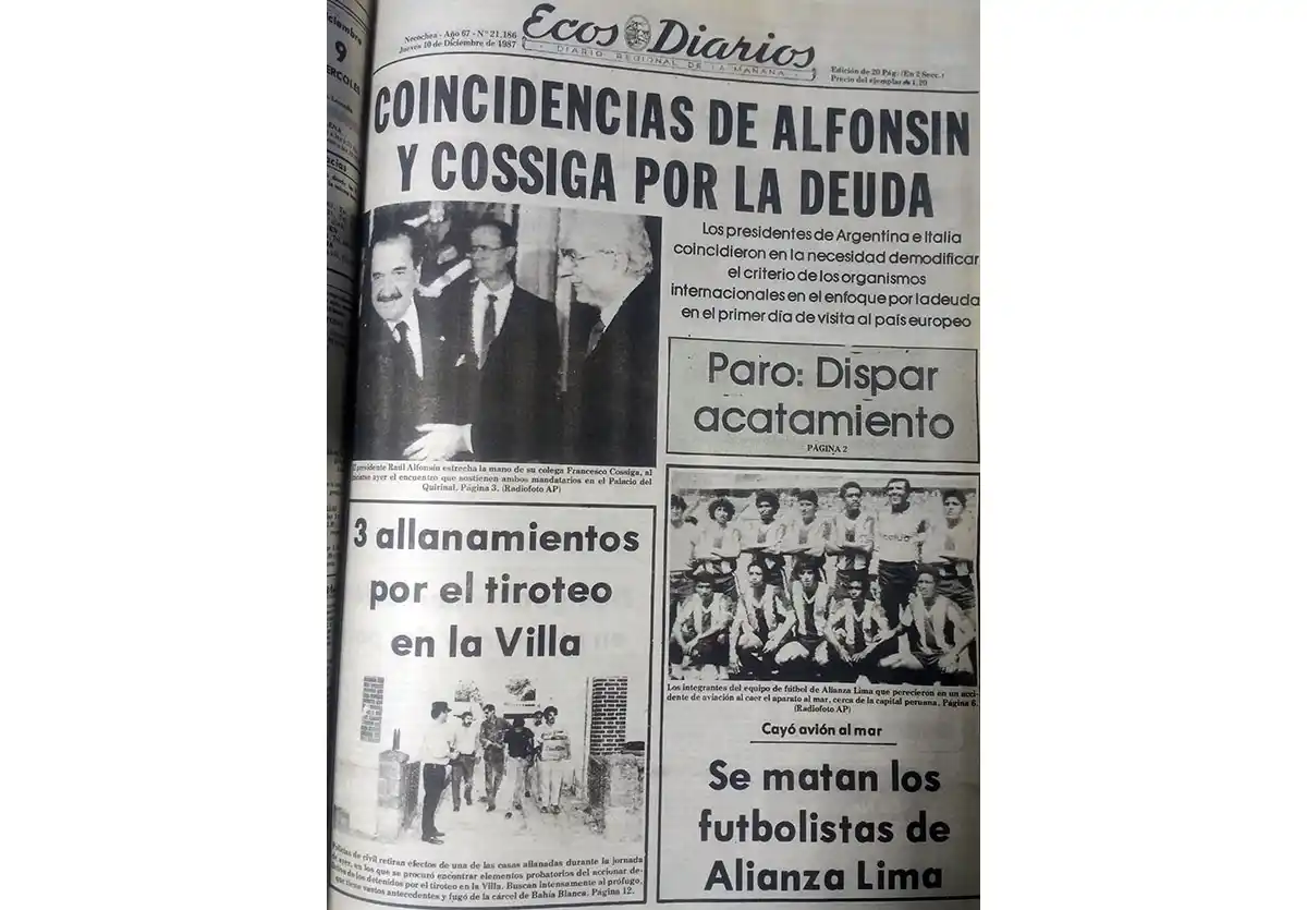Jueves 10 de diciembre de 1987