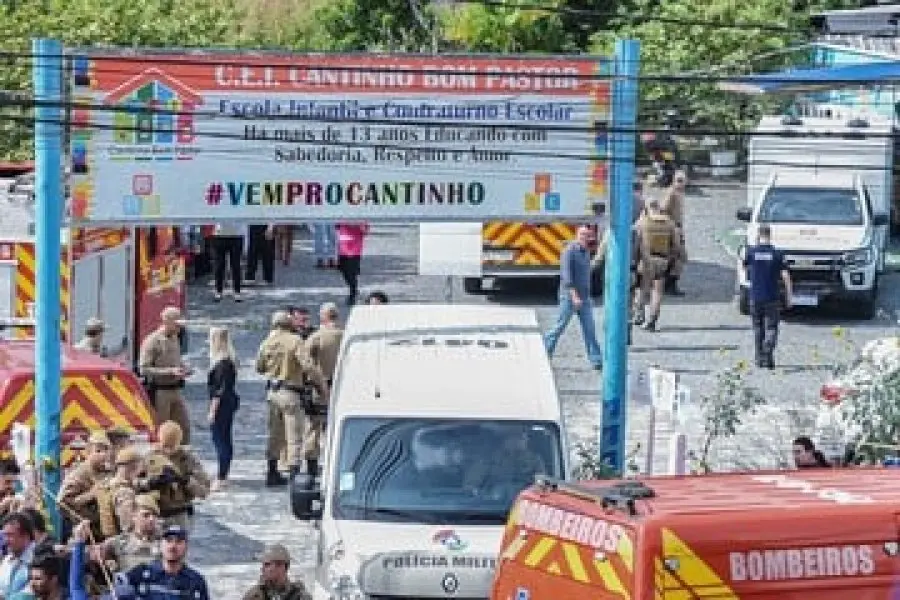 Horror en Brasil: un hombre entró a un jardín de infantes con un hacha y mató a cuatro niños