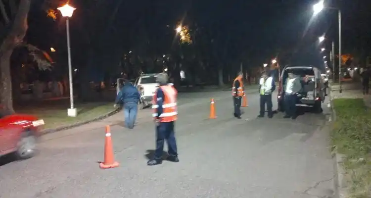 Con refuerzo policial, dos alcoholemias positivas en los operativos nocturnos