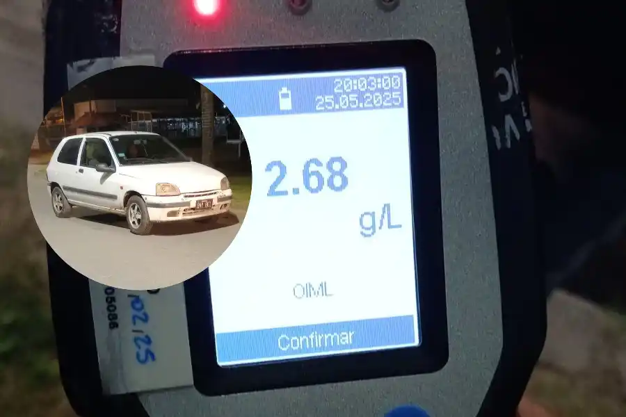 El nivel arrojado por el test de alcoholemia implica la máxima sanción.