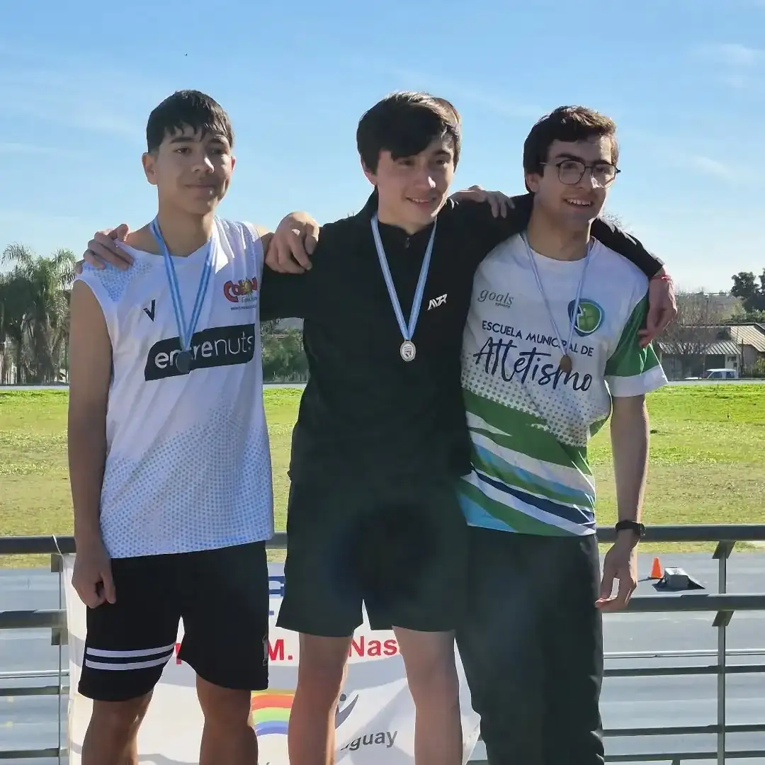Atletismo: Gael Berón Farías se consagró campeón provincial U16 y clasificó a las Finales Nacionales
