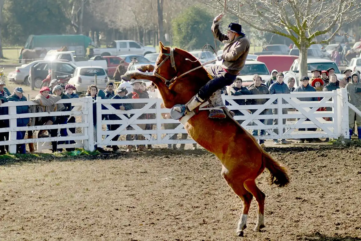 La fiesta de doma en Saladillo.