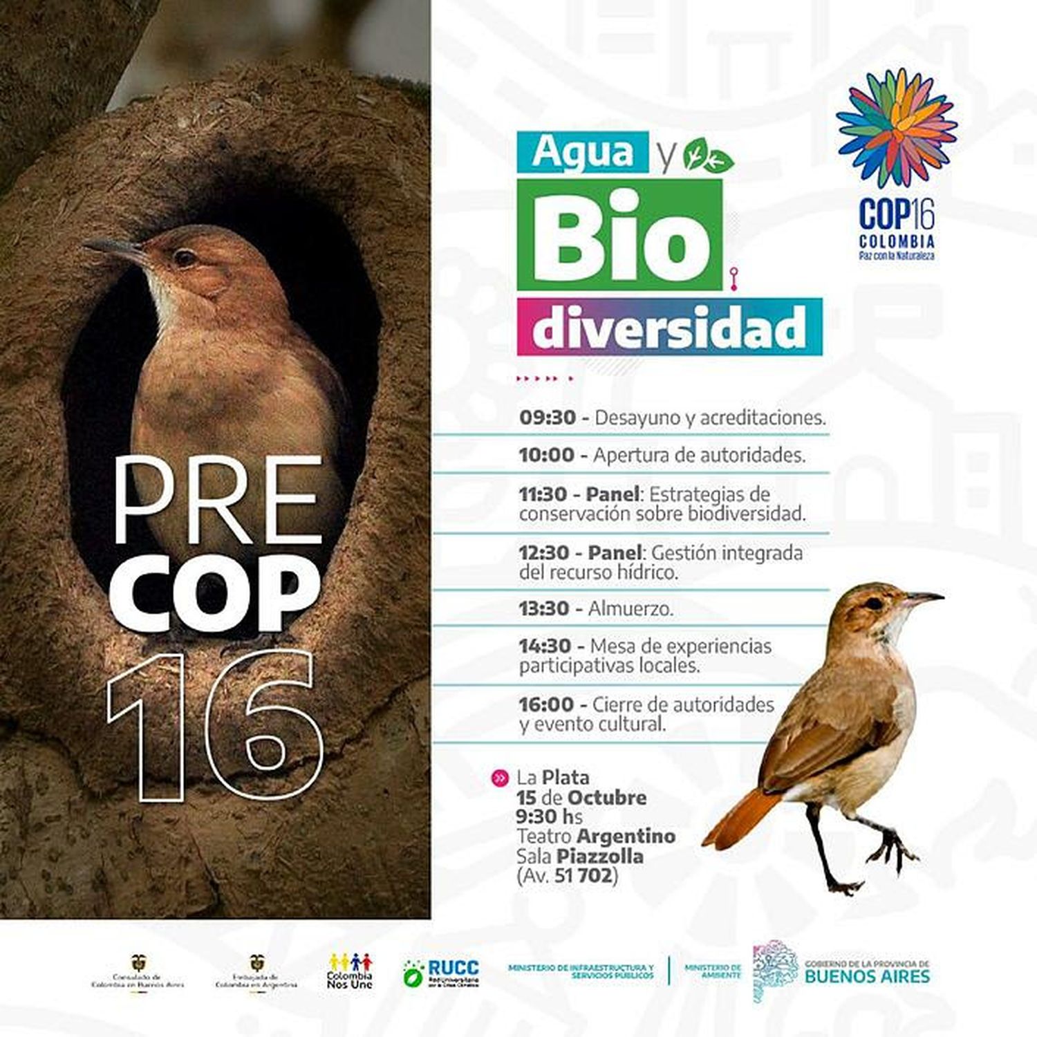 El Gobierno provincial y la Embajada de Colombia harán una jornada ambiental