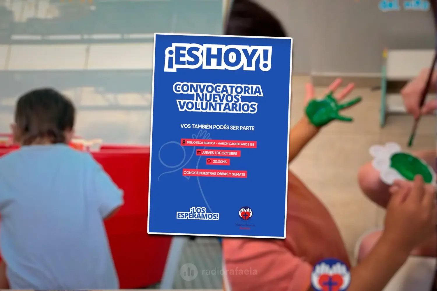 La Fundación Manos Abiertas convocó a nuevos voluntarios en Rafaela: ¿cuándo y dónde ir?