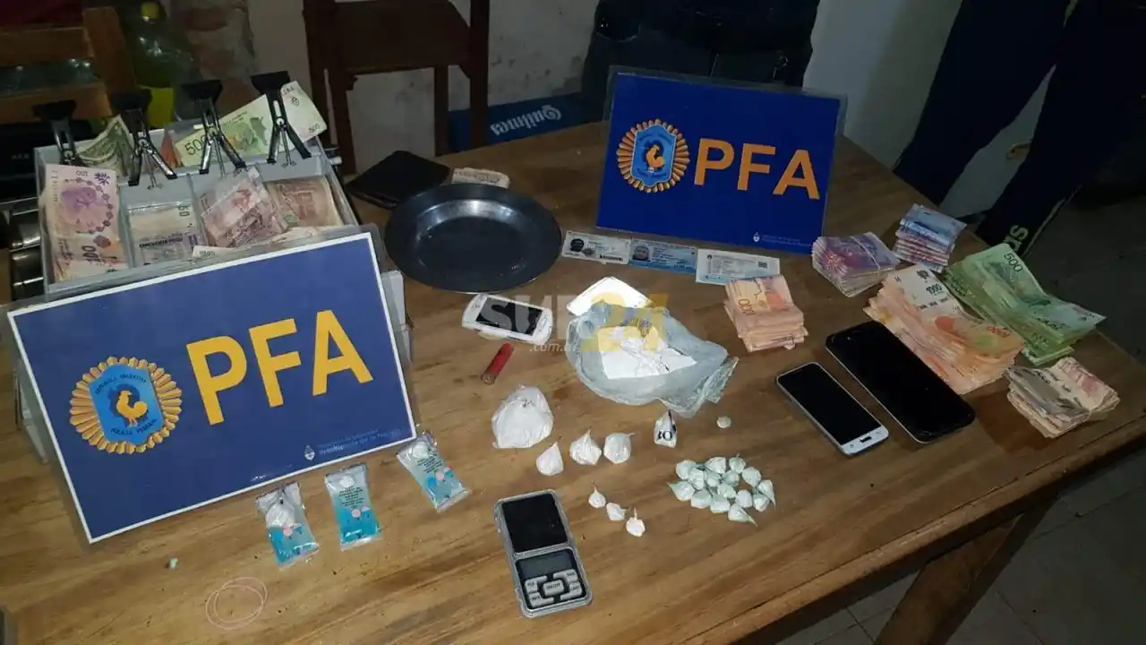 Allanamiento en Venado Tuerto: secuestraron estupefacientes, dinero en efectivo y dos vehículos